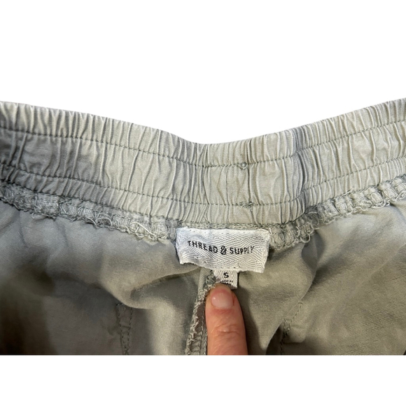 Thread & Supply Sage Green Joggers S - Picture 2 of 7